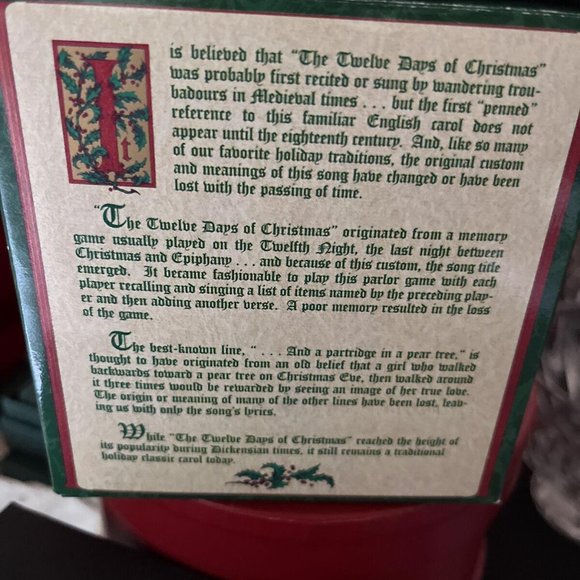 Department 56 Dept 56 X Ten Pipers Piping 12 Days Of Dickens Village - Picture 3 of 6